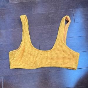 Yellow Bikini Top